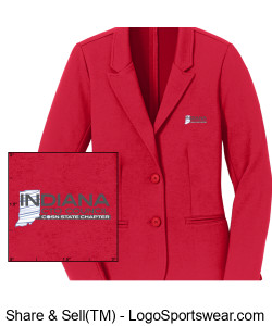 Port AuthorityÂ® Ladies Knit Blazer INCTO Design Zoom